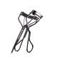 "The award-winning Shiseido Eyelash Curler, featuring the Shiseido logo, crimps and curls eyelashes. The makeup tool has a curved shape with two handles that meet at a hinge in the middle. "